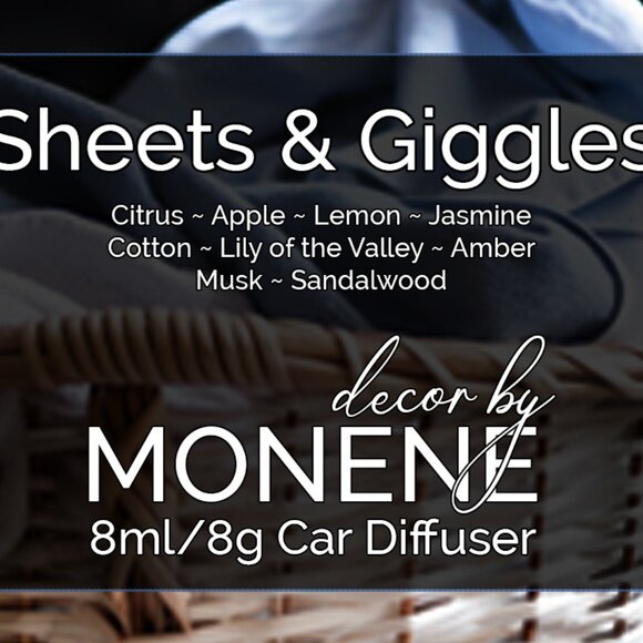 Sheets & Giggles Scented Car Diffuser 8ml Refillable - Picture 2 of 9